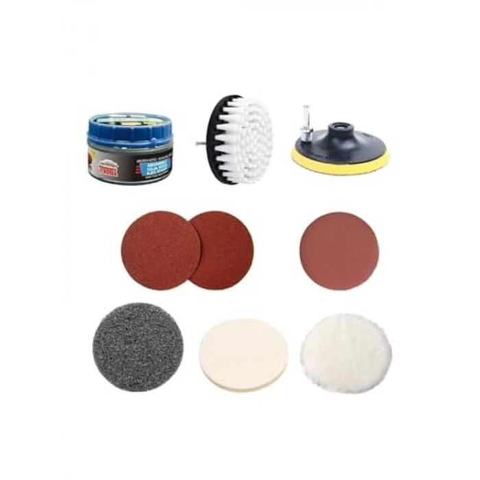 Matkap İçin Çizik Giderici Pasta Cila Seti 10 Parça