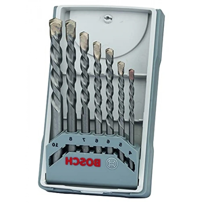 Matkap Ucu Seti, 7 Adet, Gri Renk