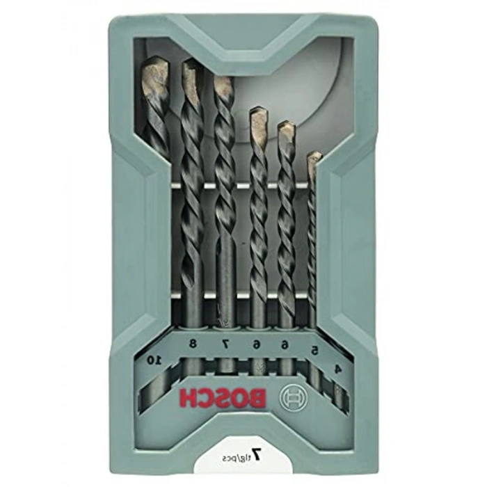 Matkap Ucu Seti, 7 Adet, Gri Renk