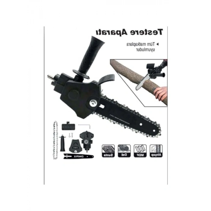 Matkap Uyumlu Zincirli Dal Budama Testeresi