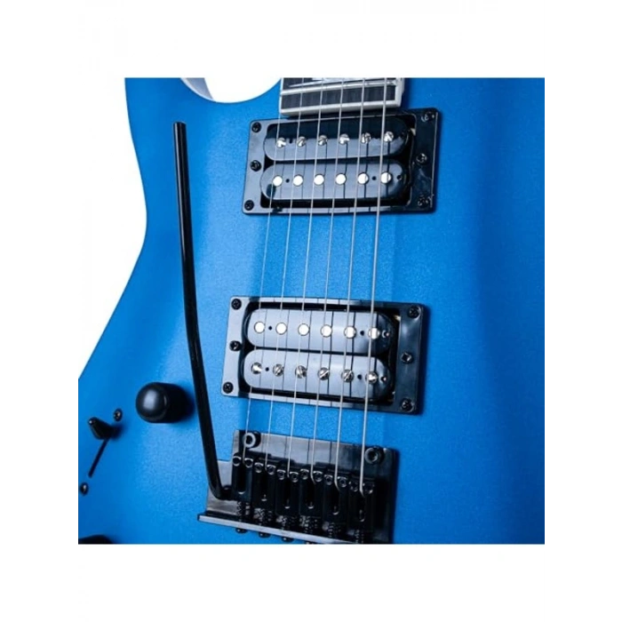 Matt Koyu Mavi Elektro Gitar, Şık ve Modern Tasarım