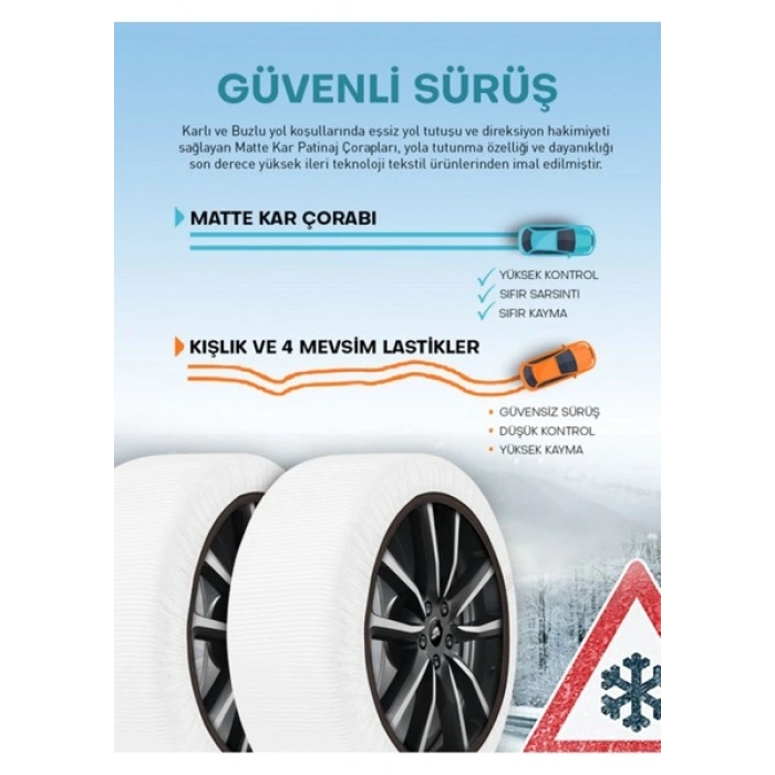 Matte Kar Çorabı - Superx Series