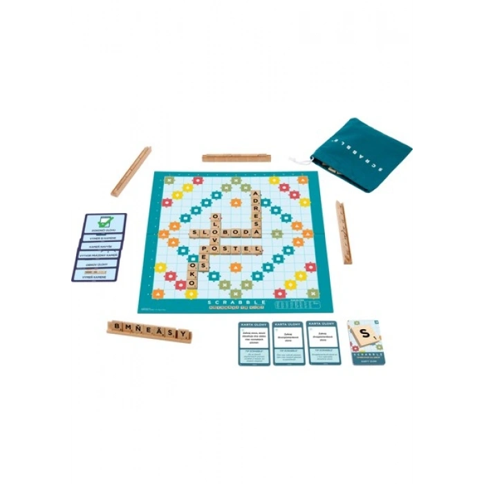 Mattel Scrabble Orijinal Ahşap Ikisi Bir Arada Türkçe JLJ64