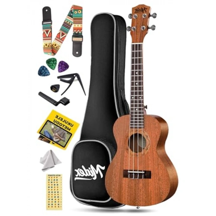 Maun Tenör Ukulele Seti - Softcase, Capo ve Aksesuarlarla Birlikte