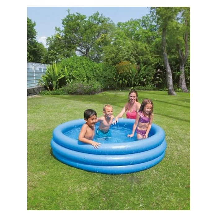 Mavi 3-Ring-Pool Yüzme Havuzu, Ø 114 x 25 cm