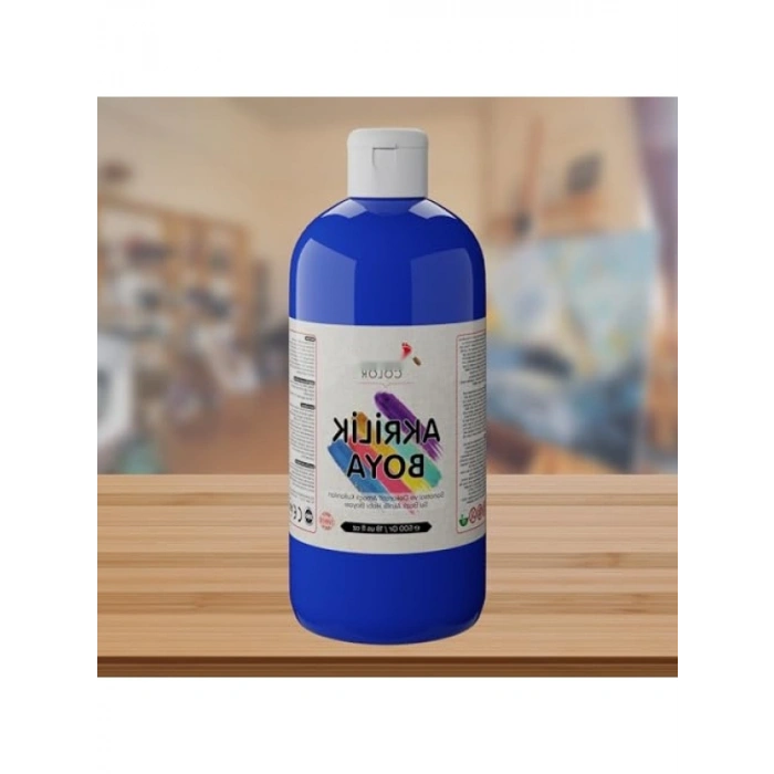 Mavi Akrilik Boya, 500gr