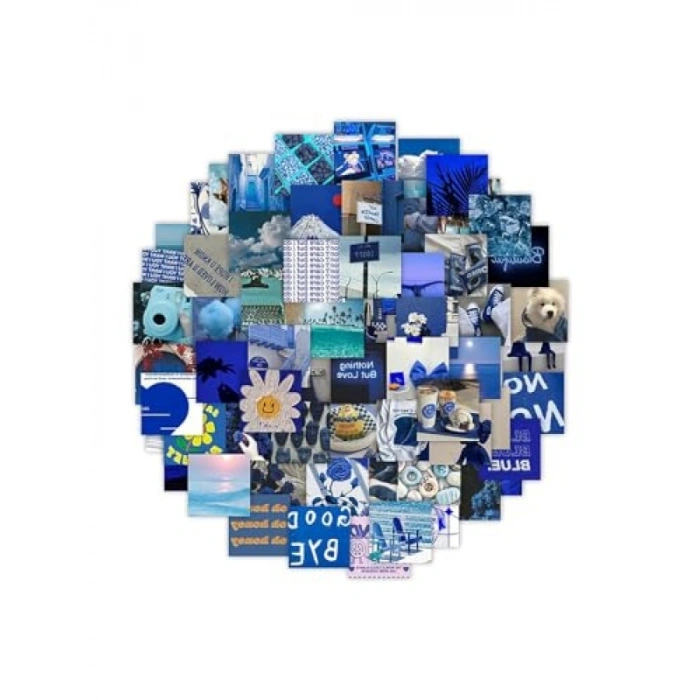 Mavi Anılar Yapışkan Notlar Seti