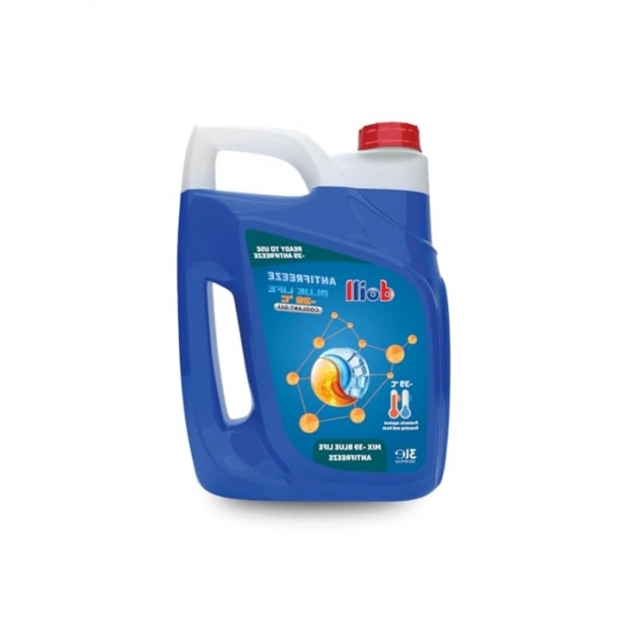 Mavi Antifiriz, -39 Derece Hazır Karışım, 3 Litre