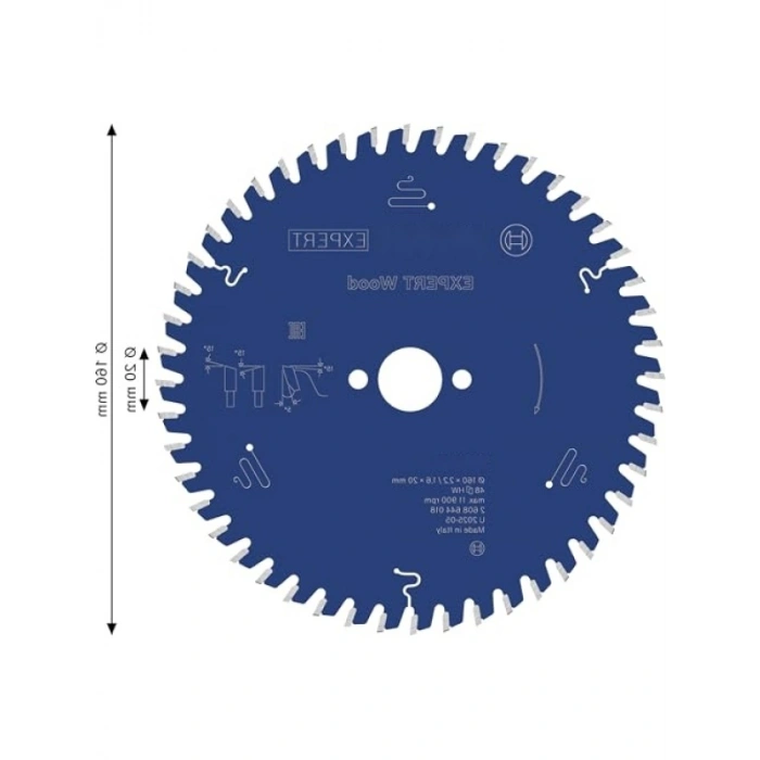 Mavi Dairesel Testere Bıçağı - 48 Parça