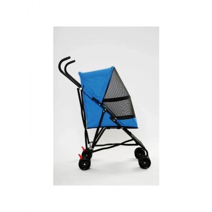 Mavi Evcil Hayvan Arabası 76.5 * 44 * 99cm Max 15kg