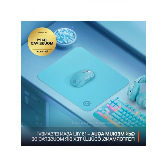 Mavi Gaming Mousepad, Orta Boy, Yüksek Performans İçin