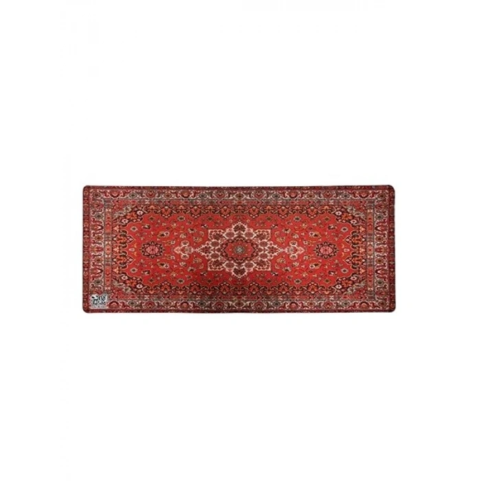 Mavi Halı Desen Baskılı Mouse Pad - Kaymaz ve Bilek Destekli