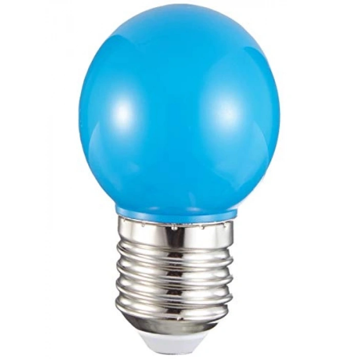 Mavi Işık Renkli 1W Led Gece Lambası