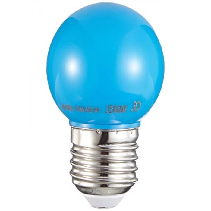 Mavi Işık Renkli 1W Led Gece Lambası