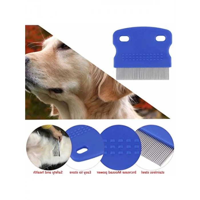 Mavi Kedi ve Köpekler için Bit ve Pire Tarağı