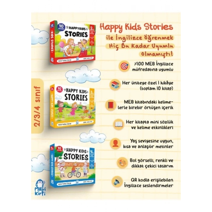 Mavi Kirpi Yayınları Nina and Nicks Stories 4- 4. Sınıf Hijaye Seti