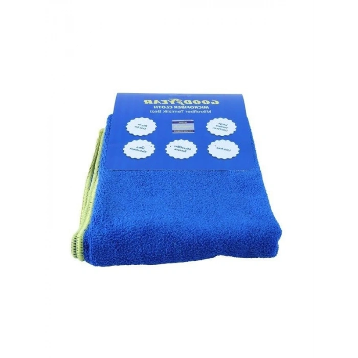 Mavi Mikrofiber Bez, Çok Amaçlı Temizlik için