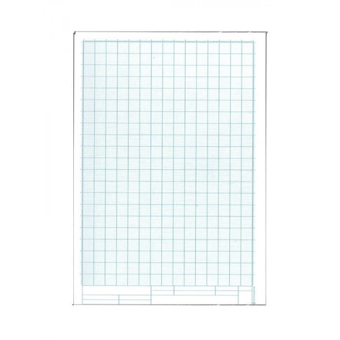 Mavi Milimetrik A4 Defter - 30 Yapraklı Çizim Seti