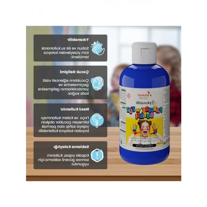 Mavi Parmak Boyası - 250 Gram