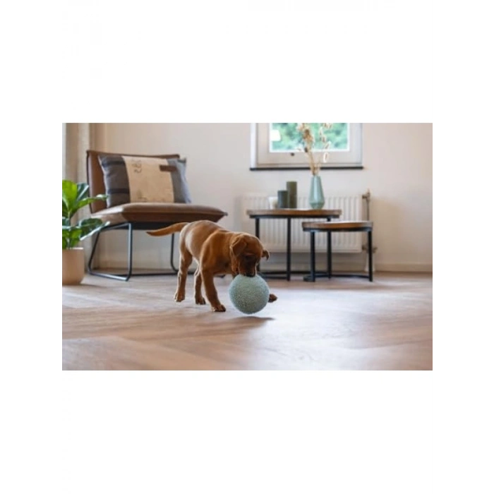 Mavi Peluş Top Oyuncak, Yavru Köpekler İçin, 14cm