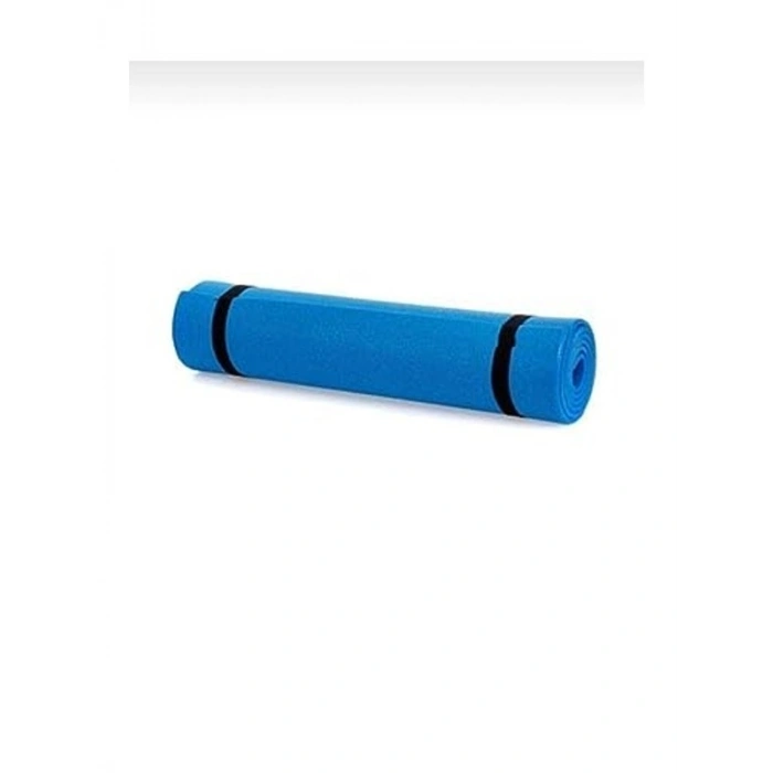 Mavi Pilates Matı, 150 cm x 50 cm, Kaymaz ve Kalın Yapı
