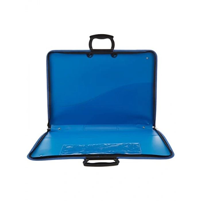 Mavi Proje Çantası, 38x55 cm, Askılı ve Ergonomik