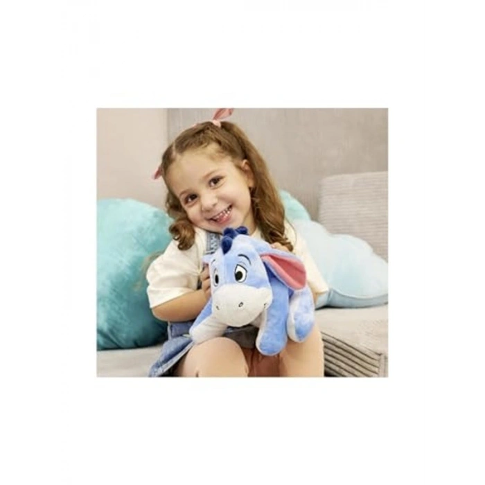 Mavi Renk Eeyore Peluş Oyuncak, 25 cm Yumuşak Tasarım