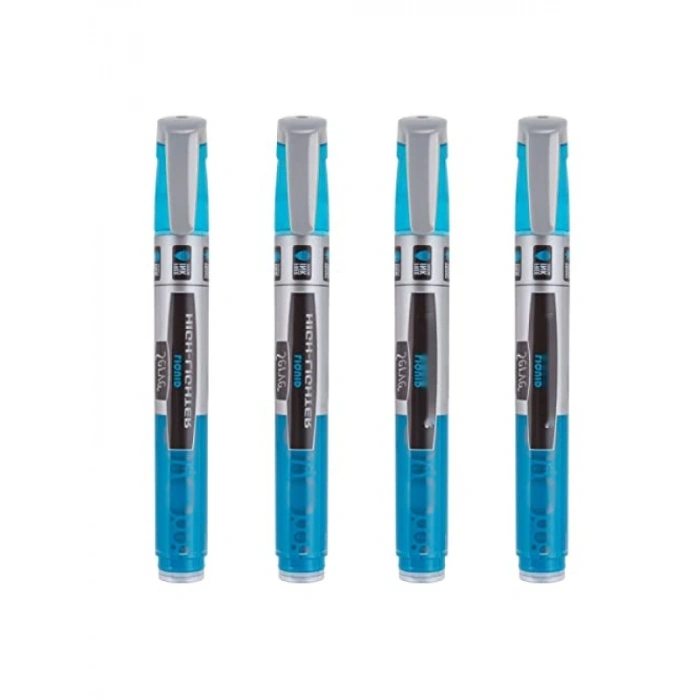 Mavi Renk Fosforlu Kalem Seti - 4lü
