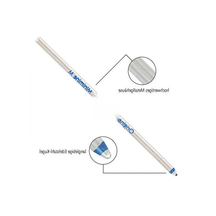 Mavi Renkli 3lü Kısa Refill Set