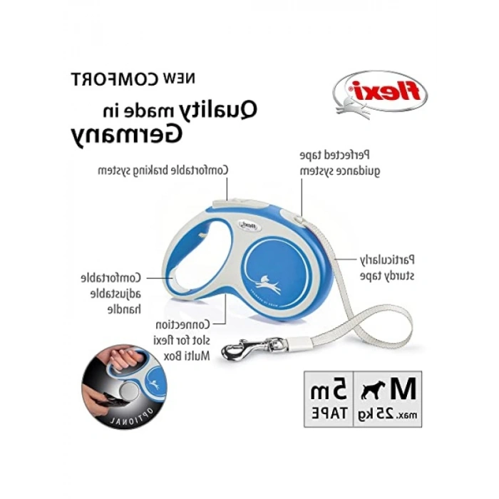 Mavi Renkli 5MT Şerit Tasma - M Beden