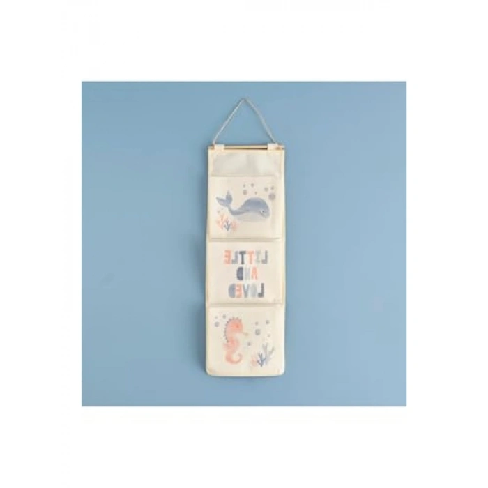 Mavi Renkli Askılı Organizer – 20x60 cm Boyut