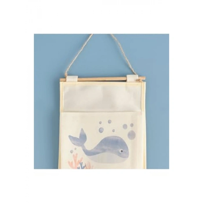 Mavi Renkli Askılı Organizer – 20x60 cm Boyut