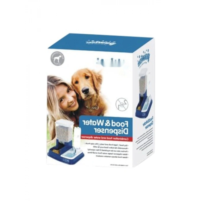 Mavi Renkli Otomatik Mama ve Su Kabı