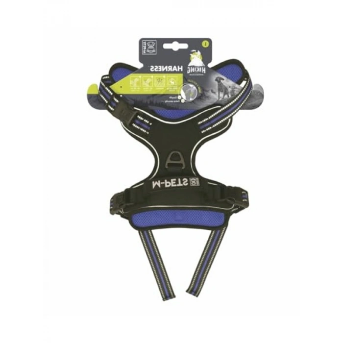 Mavi Renkli Reflektörlü Soft Sırt Tasması (Büyük)