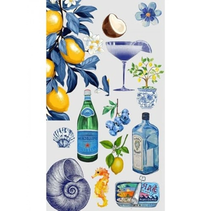 Mavi Rüya Telefon ve Laptop Sticker Seti