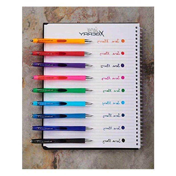 Mavi-Siyah 0.5 mm Uçlu Jel Kalem Seti, 14 Adet