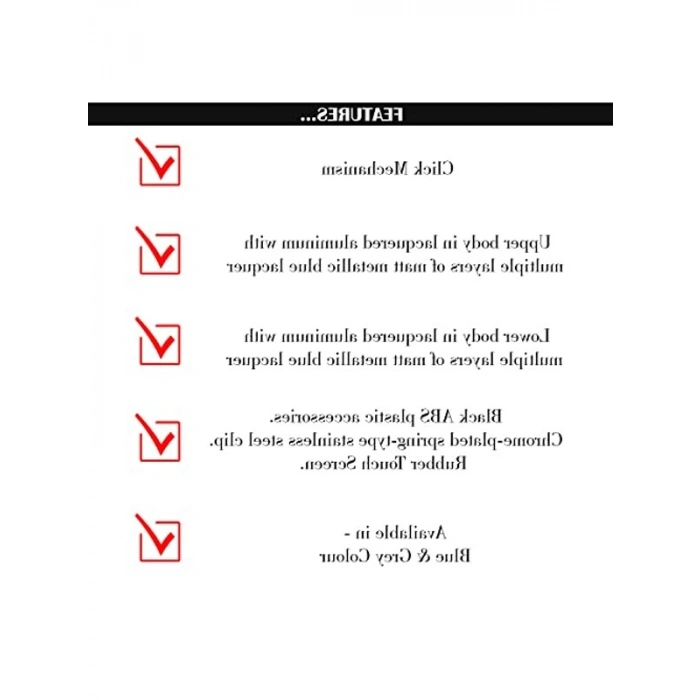 Mavi Tükenmez Kalem, Scrikss Tasarımı