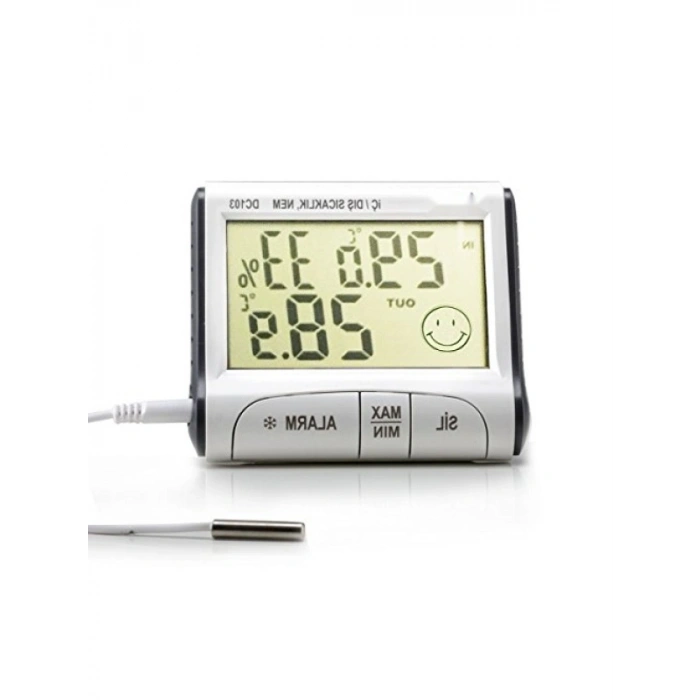 Max-Min Prob Termometre ve Nem Ölçer - İç/Dış Sıcaklık Ölçümü