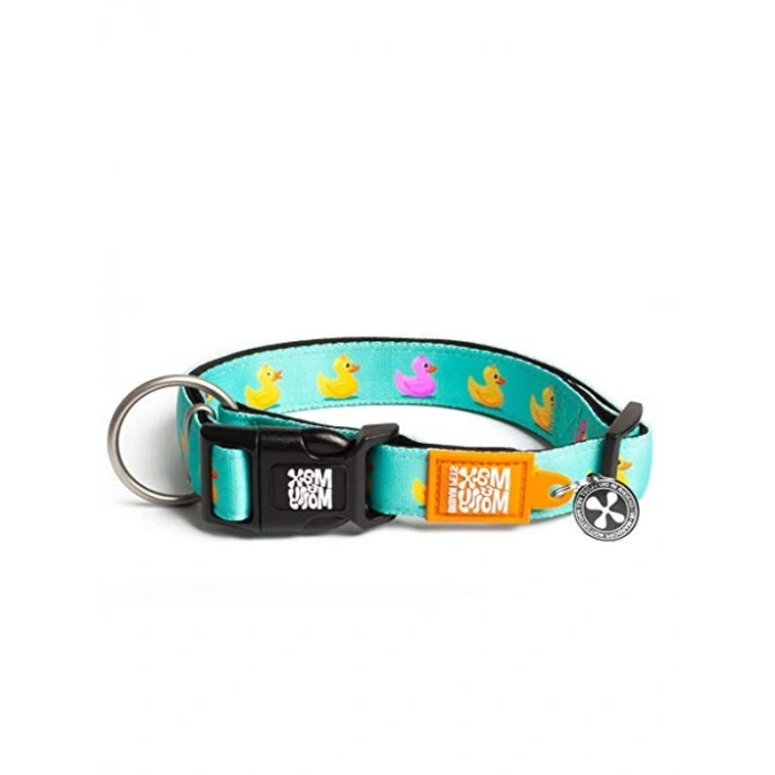 Max & Molly Urban Pets Original Serisi Akıllı Künyeli Köpek Boyun Tasması (M, Ördek)