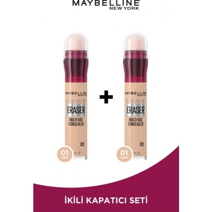 Maybelline New York 2li Instant Anti Age Eraser Kapatıcı - 01 Light