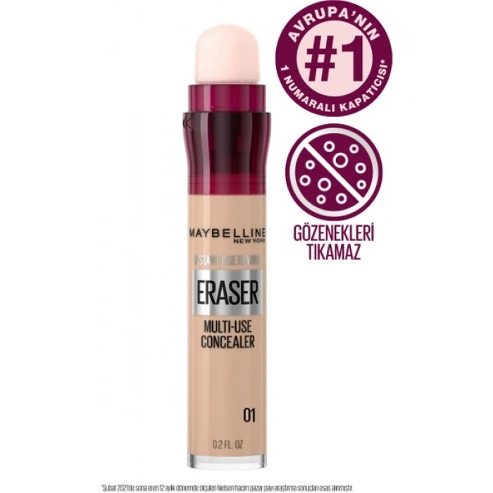 Maybelline New York 2li Instant Anti Age Eraser Kapatıcı - 01 Light