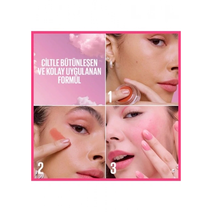 Maybelline New York Cloudtopia Köpük Dokulu Mat Allık 05 Coral Illusion