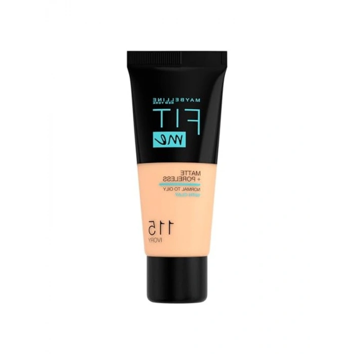 Maybelline New York Fit Me Matte+Poreless Fondöten - 115 Ivory (30 ml)