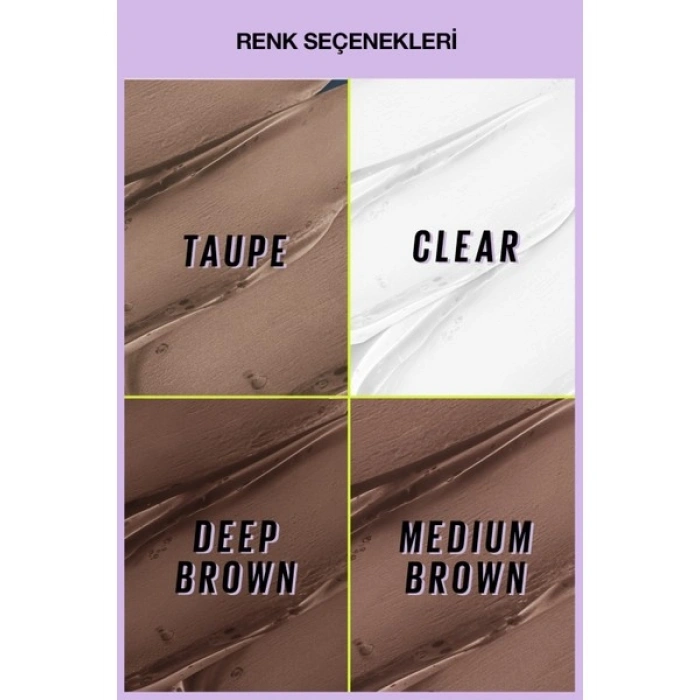 Maybelline New York Super Lock Brow Glue Kaş Sabitleyici Maskara - Deep Brown