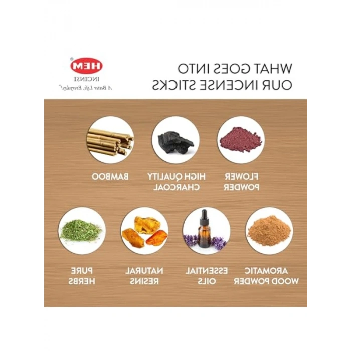 Meditasyon için Tütsü Çubuğu, 6lı Paket ve 22.9 cm Uzunlukta