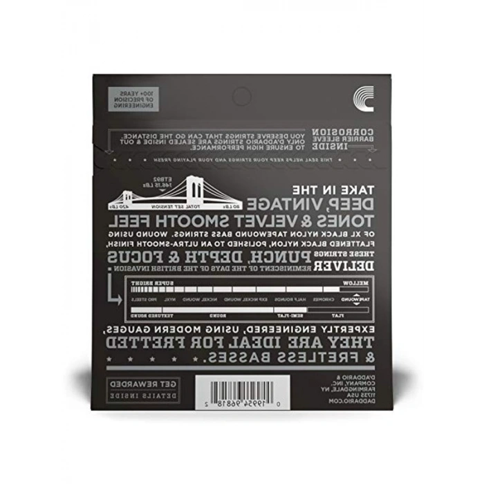 Medium Ölçülerde Tapewound Bass Teli, 50-105 Uzunluk