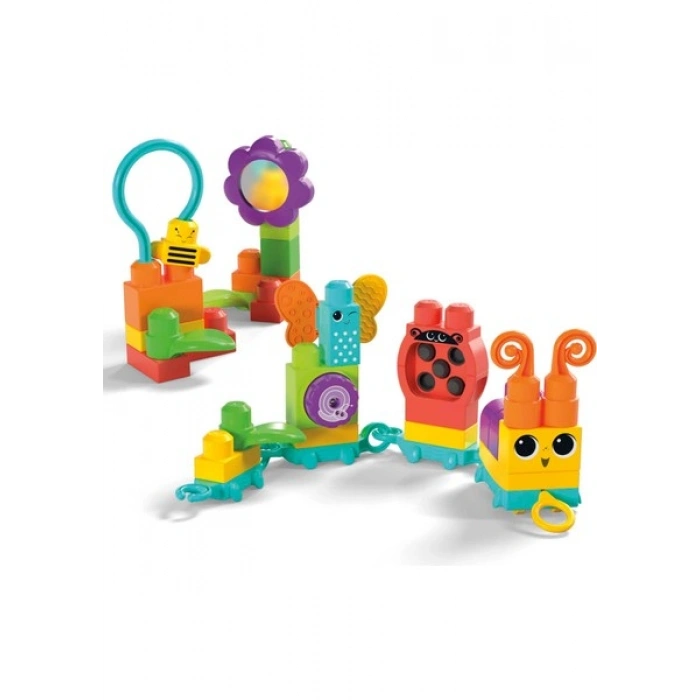 Mega Bloks Hareketli Duyusal Gelişim Tırtılı HKN44