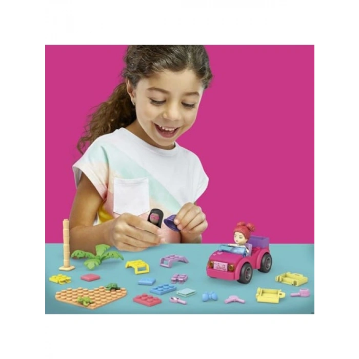 Mega Construx Bina Oyuncak Seti - Barbie Cabrio Plaj Macera