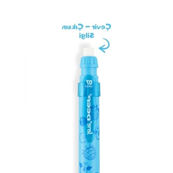 Mekanik Kurşun Kalem - 0.7mm, Fosforlu Mavi