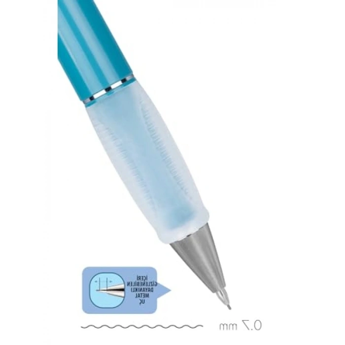 Mekanik Kurşun Kalem, 0.7mm Okyanus Mavisi